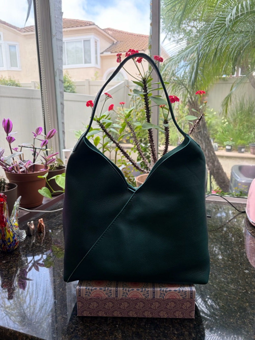 Portland Leather Sea Glass Oversized Naomi - Picture 2 of 9